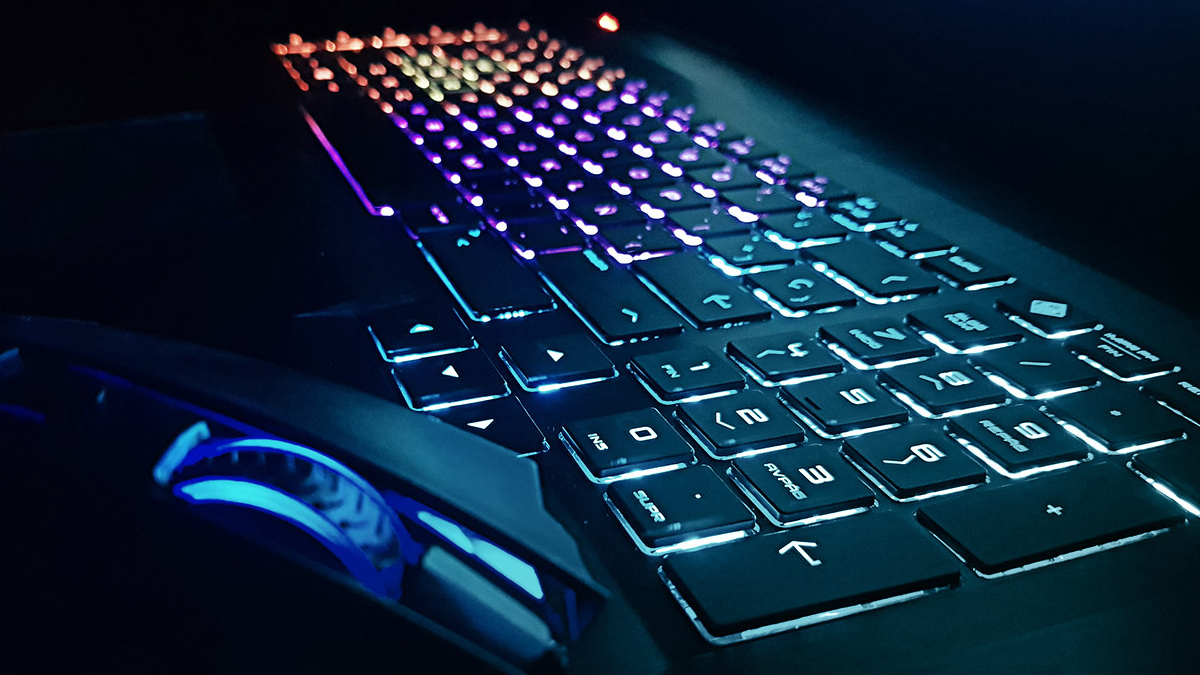 Keyboard close-up Keyboard close-up